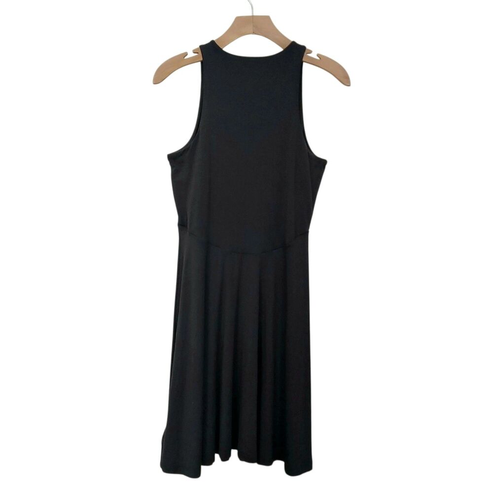 Athleta Santorini Thera Dress Womens Small Black Lightweight Athleisure Travel - Picture 5 of 11